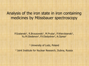 Mössbauer spectroscopy