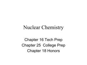Nuclear Chemistry PP