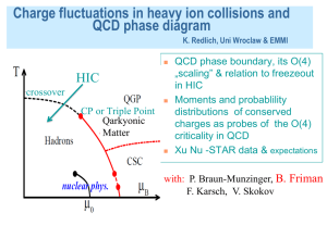 Charge fluctuations in heavy ion collisions and QCD phase diagram