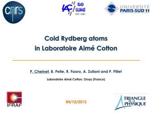 Cold Rydberg Atoms