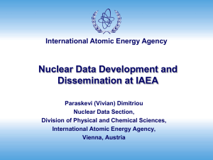 Nuclear Data Development and Dissemination at IAEA