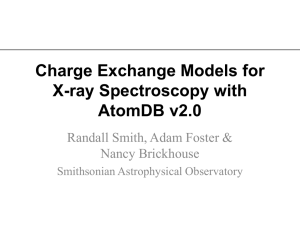 CX Models with AtomDB