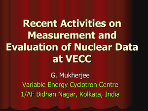 TAGS Measurement at VECC - IAEA Nuclear Data Services