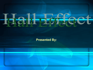 Hall Effect Presentation