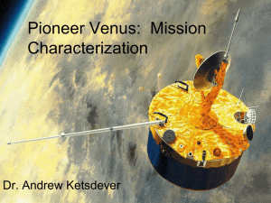 Pioneer Venus: Mission Characterization