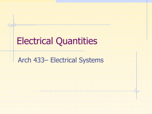 Basic Electrical Understanding