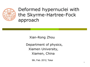 Properties of hypernuclei with the deformed Skyrme-Hartree