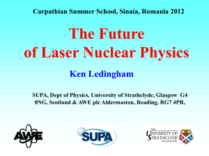 The Future of Laser Nuclear Physics