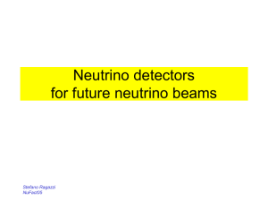 Detectors for the future neutrino beams