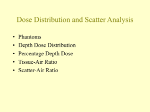 Chapter 9 Dose Distribution and Scatter Analysis
