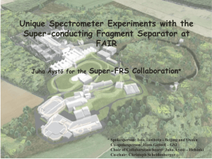 Unique Spectrometer Experiments with the Super