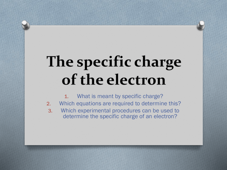 charge of electron