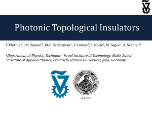 Photonic Floquet Topological Insulators