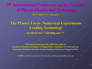 Scaling laws for plasma focus machines from numerical experiments