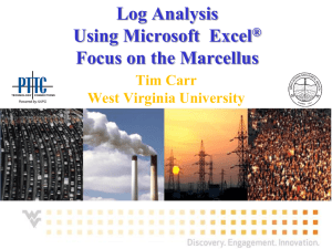 Density Porosity - West Virginia University