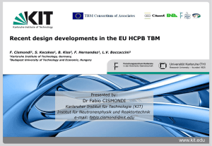Recent status of HCPB TBM development in EU