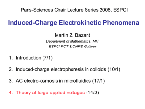Induced-charge electrokinetics: Theory CURRENT