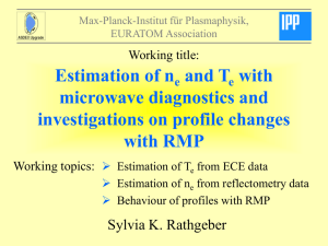 Forward modelling of ECE data