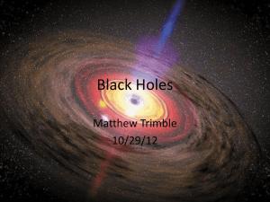 Black Holes . - FSU High Energy Physics