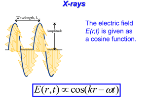 Interaction of x-rays with matter