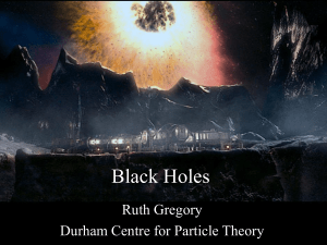 Black Holes : A lecture to 6th Formers