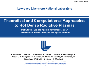 Lawrence Livermore National Laboratory Radiation