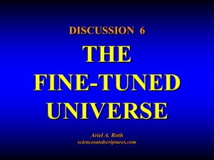6. the fine-tuned universe