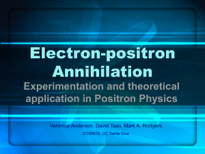Electron-positron An.. - SCIPP - University of California, Santa Cruz