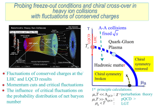 Probing freeze-out conditions and chiral cross-over inheavy