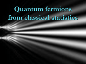 quantum mechanics from classical statistics