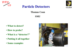 Particle Detectors