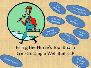 57: Filling the Nurse`s Toolbox PowerPoint