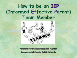 View PowerPoint - Anne Arundel County Public Schools