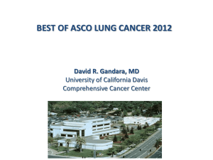 BEST OF ASCO LUNG CANCER 2012