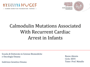 Calmodulin Mutations Associated With Recurrent Cardiac Arrest in