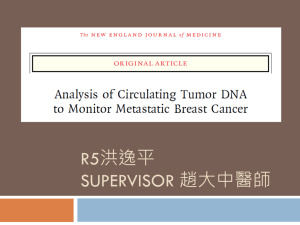 Analysis of Circulating Tumor DNA to Monitor Metastatic Breast