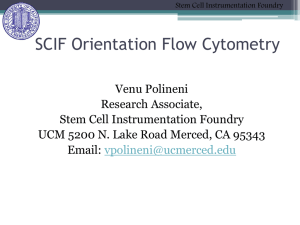 SCIF Flow Cytometry Presentation