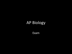 AP_Bio_power_point_lectures_files/AP Exam set up