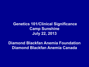 pptx - Diamond Blackfan Anemia Foundation, Inc.