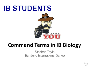 IB Command Terms powerpoint