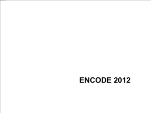 ENCODE2012