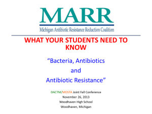 Antibiotics Resistant Threats in the United States, 2013 (cont.)
