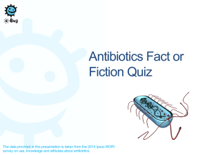 Antibiotics Fact or Fiction Quiz - e-Bug