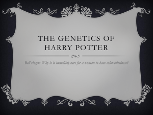 The Genetics of Harry Potter - Life Science with Ms. DeBari
