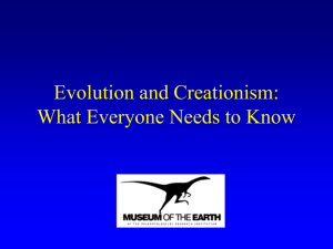 Evolution and Creationism Guide