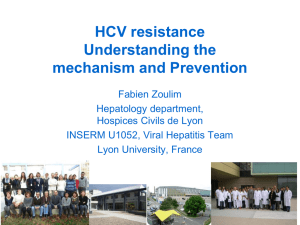 HCV resistance with BI 201335
