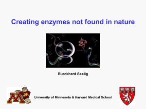 How to Select for Enzymes