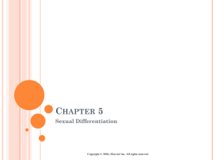 CHAPTER 5 Sexual Differentiation