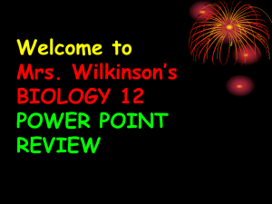 Biology ppt Review