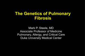 Genetics and Their Role in Understanding IPF